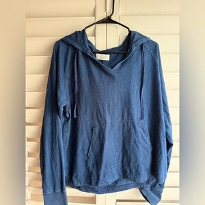 TOAST hoodie blue denim color sz L